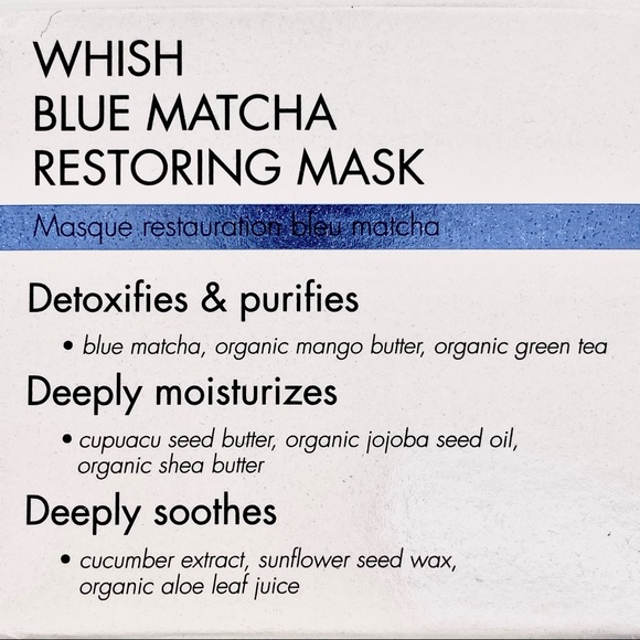 NIB Whish Blue Match Restoring & Purifying Mask - Picture 12 of 15